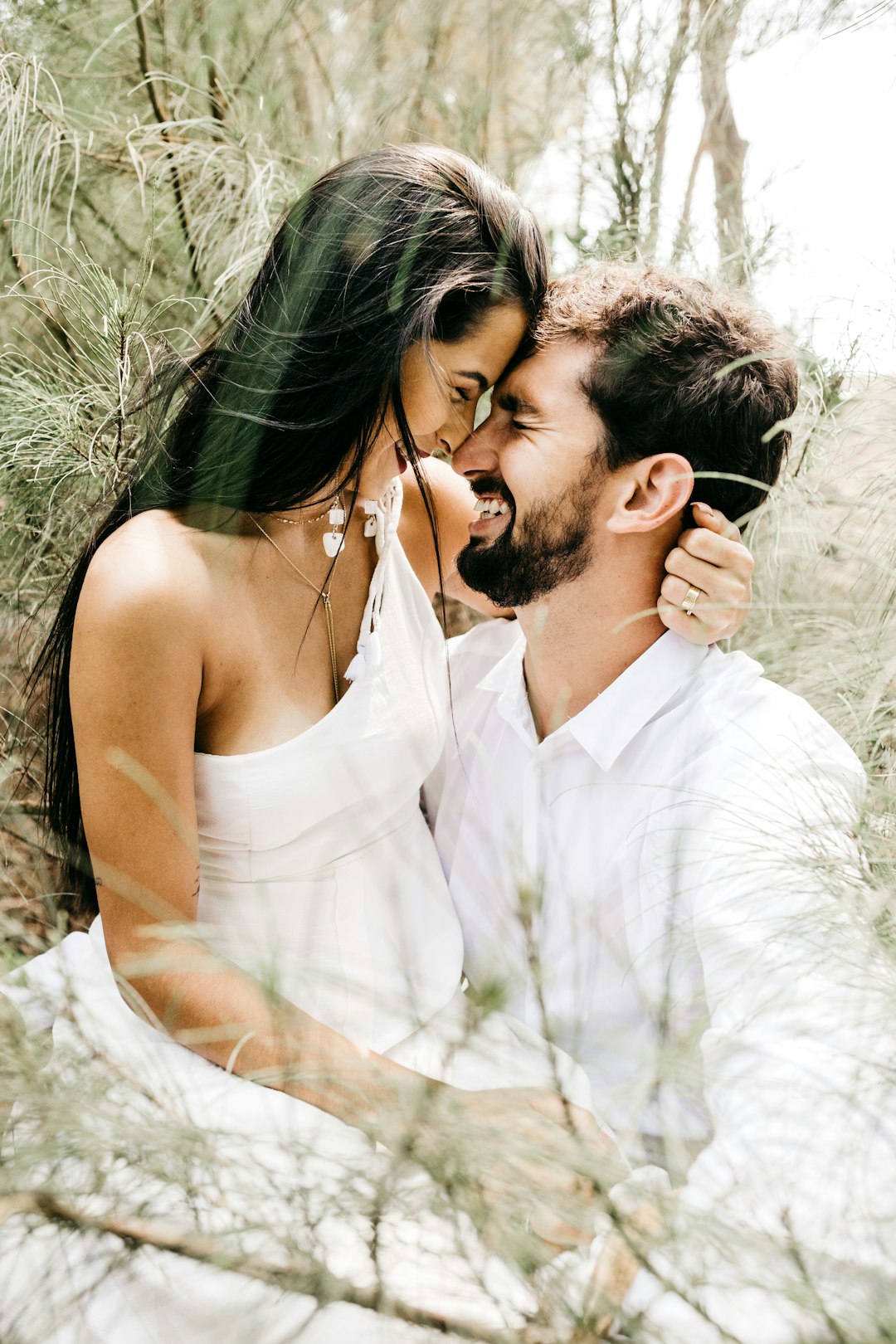 Eco-conscious couple portrait