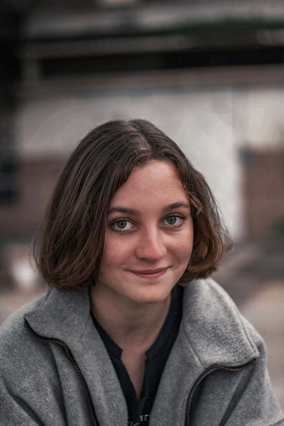 Eco-conscious young person portrait